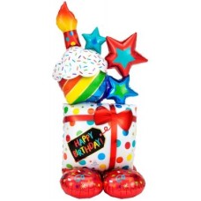 Happy Birthday Present Airloonz Balloon